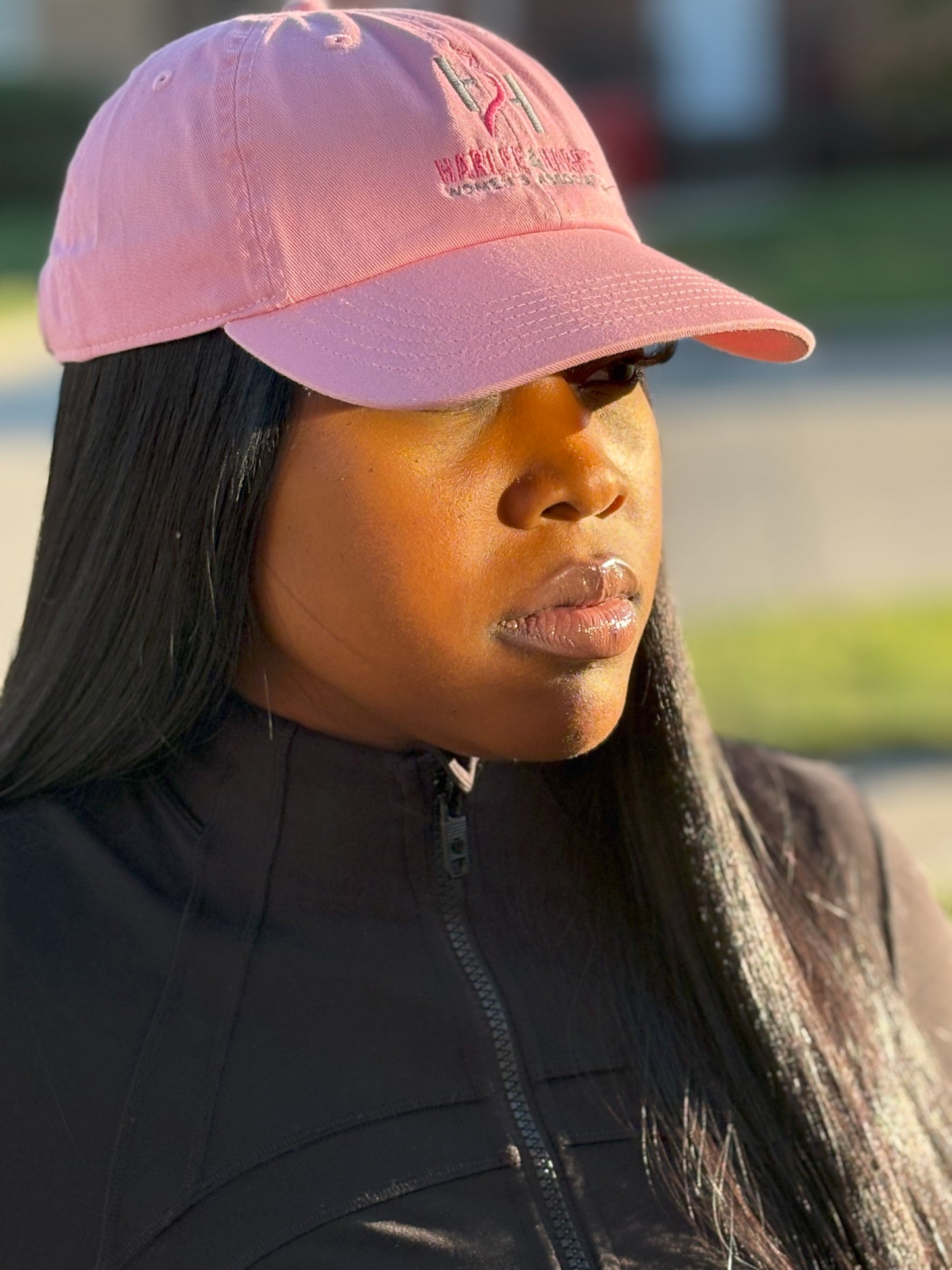 Pink Harlee and Harper Baseball Cap